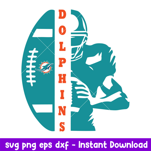 Miami Dolphins Player Football Logo Svg, Miami Dolphins Svg, NFL Svg, Png Dxf Eps Digital File.jpeg