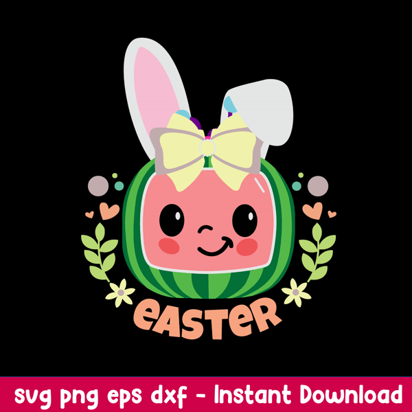 Cocomelon Easter Svg, Cocomelon Svg, Png Dxf Eps File.jpeg