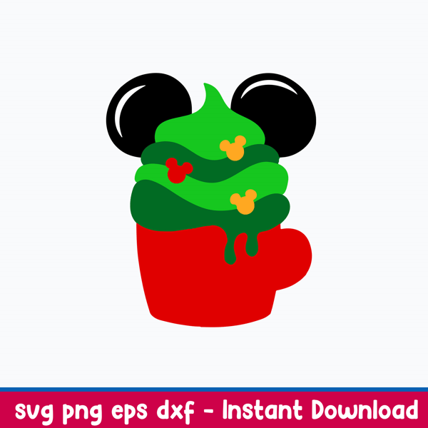 Mouse Ears Hot Cocoa Svg, Mickey Mouse Svg, Disney Svg, Png Dxf Eps File.jpeg