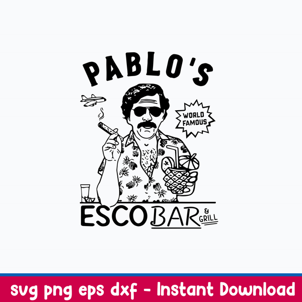 Pablo Escobar _ Grill Svg, Pablo Escobar Svg, Png Dxf Eps File.jpeg