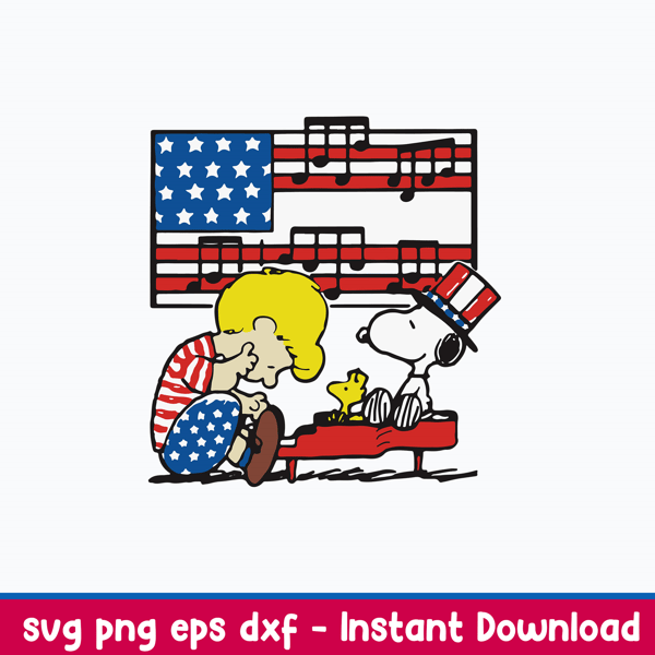 Schroeder Playing Piano Woodstock And Snoopy Svg, Png Dxf Eps File.jpeg