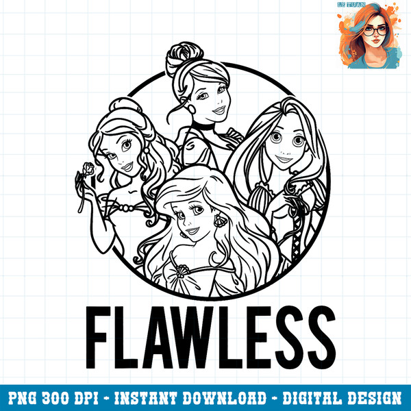 Disney Princess Group Shot Flawless Graphic PNG Download PNG Download.jpg