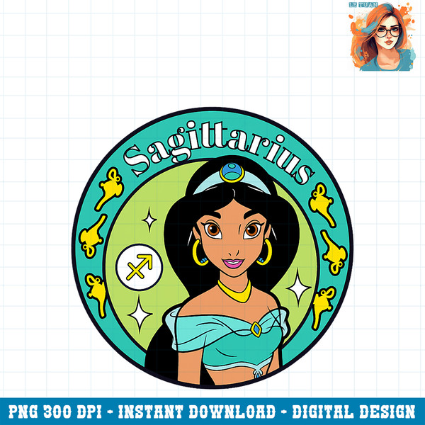 Disney Princess Jasmine Sagittarius Zodiac PNG Download.jpg