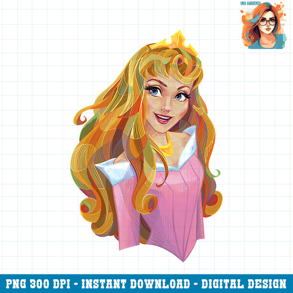 Disney Sleeping Beauty Princess Aurora Graphic PNG Download PNG Download.jpg