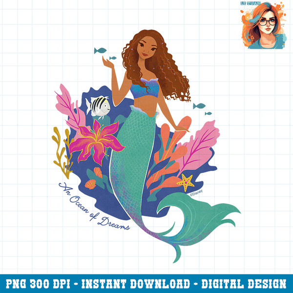 Disney The Little Mermaid Ariel An Ocean of Dreams PNG Download.jpg