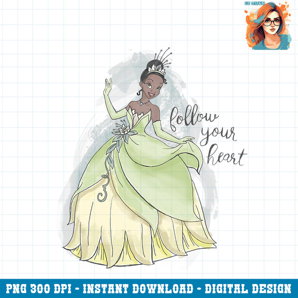 Disney The Princess And The Frog Tiana Follow Your Heart PNG Download.jpg
