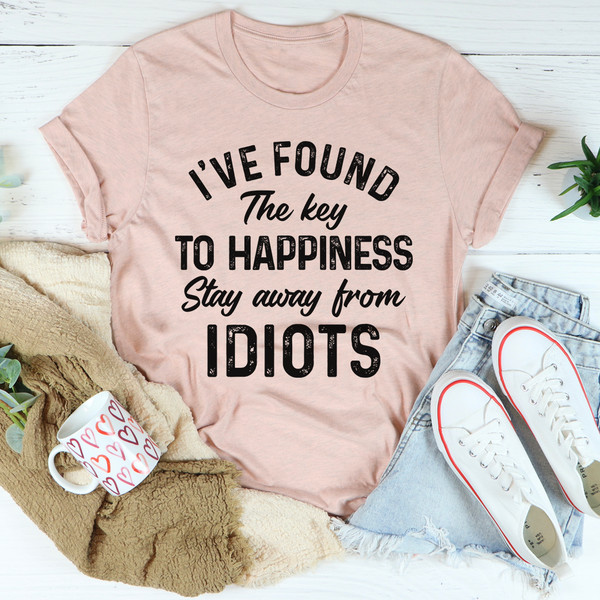 The Key To Happiness Tee ...jpg