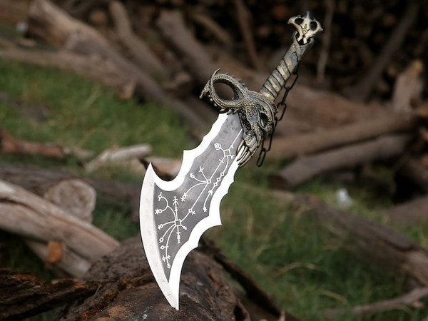 God of War Blades of Chaos Metal, God of War, God of War Blades of Chaos Sword Twin Blades, Kratos Metal Cosplay