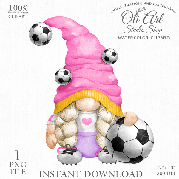 Soccer player gnome clipart.JPG