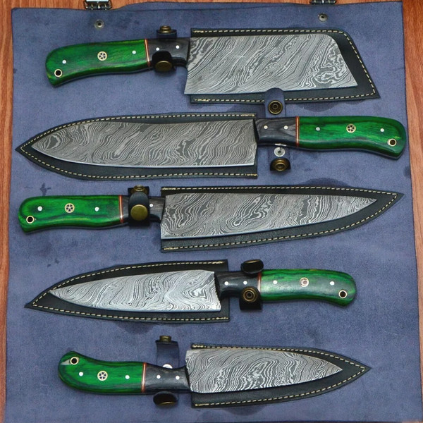 Hand Forged Damascus Steel Chef Knife Sets (2).jpeg