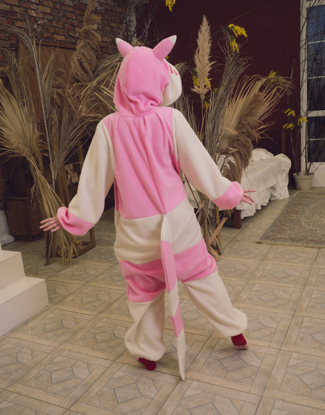 Shiny Furret pokemon kigurumi adult onesie pajama 03.jpg