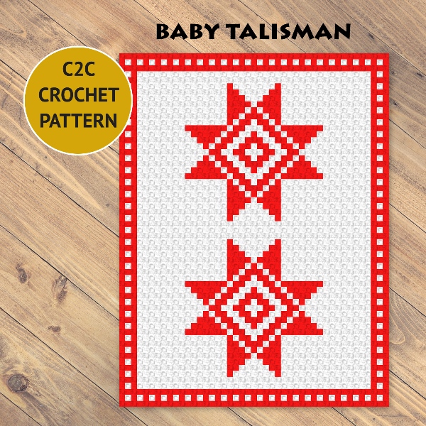 5. Baby Talisman - crochet blanket pattern
