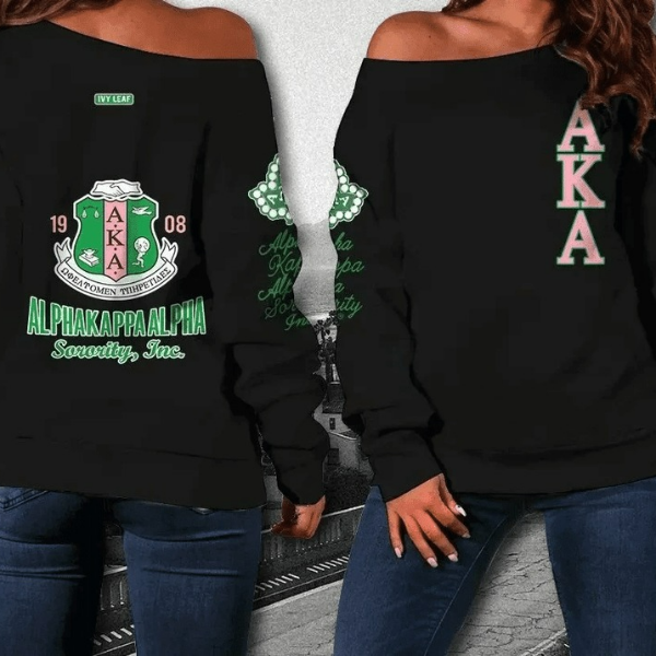 Ivy League AKA Sorority Sorority Women Off Shoulder, African Women Off Shoulder For Women