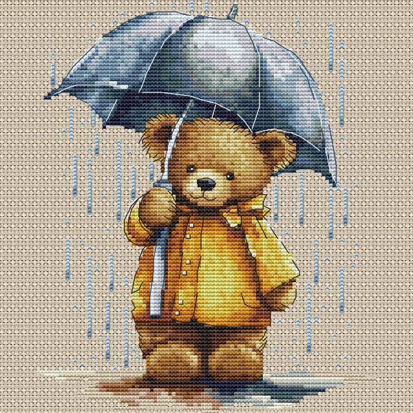 15. Teddy Bear in Raincoat cream.jpg