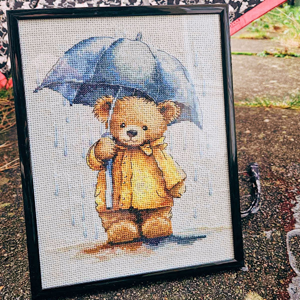 15. Teddy Bear in Raincoat Photo3.JPG
