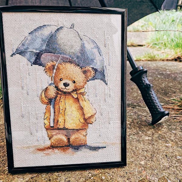 15. Teddy Bear in Raincoat Photo1.JPG