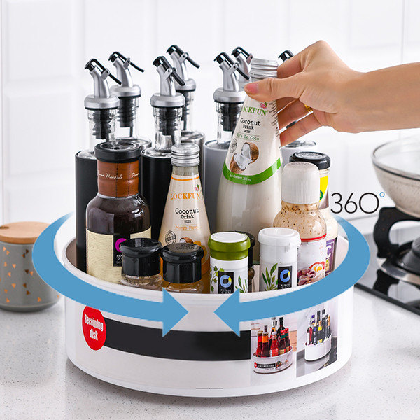 Multi-Function Rotating Storage Rack For Spice Bottles - Inspire Uplift