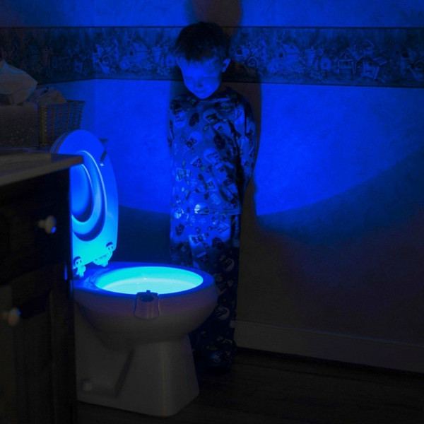 The Toilet Night Light - Motion Activated Glow for Safe & Easy