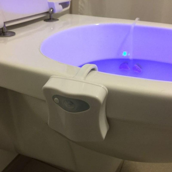 Glow-Up Color-Changing Motion Sensor LED Toilet Light