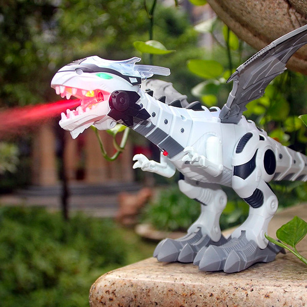 Fire-Breathing Walking Roaring Dragon Toy