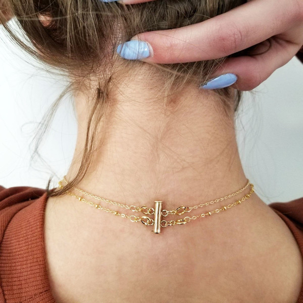multi strand necklace detangler untangling layered