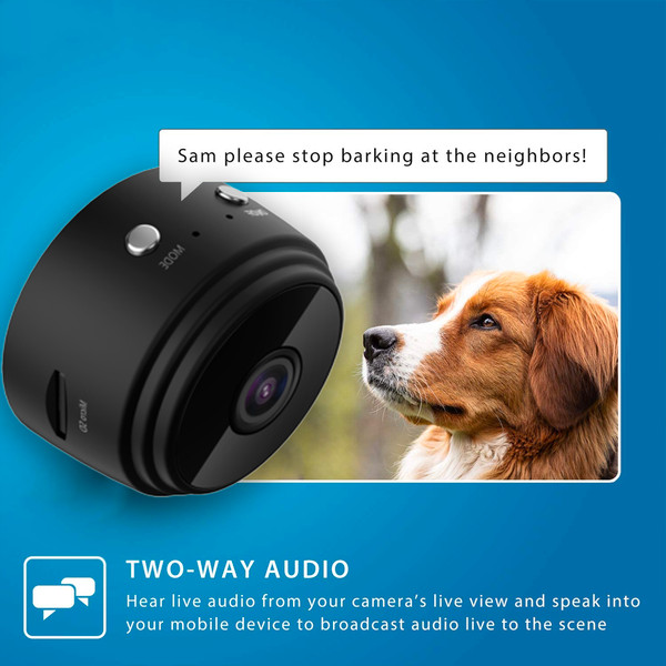 Mini Wireless WIFI Spy Camera with Sensor Night Vision - Inspire