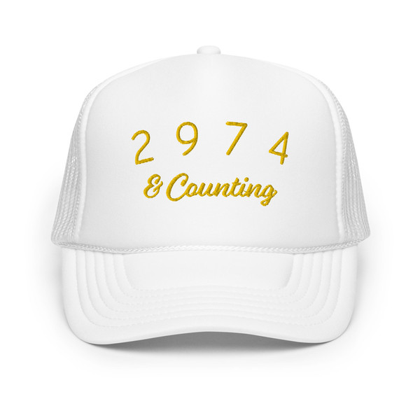 2974 and Counting Curry Foam trucker hat Stephen Curry Basketballl Cap