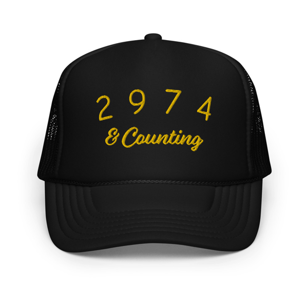 2974 and Counting Curry Foam trucker hat Stephen Curry Basketballl Cap