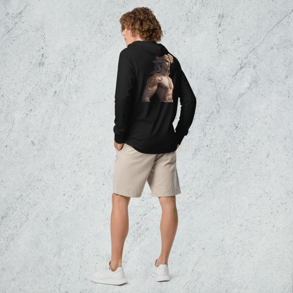 Apollo Hooded long-sleeve tee