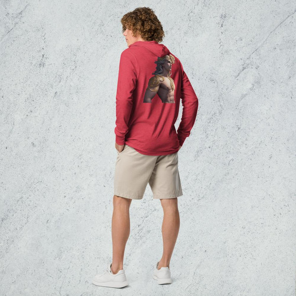 Apollo Hooded long-sleeve tee