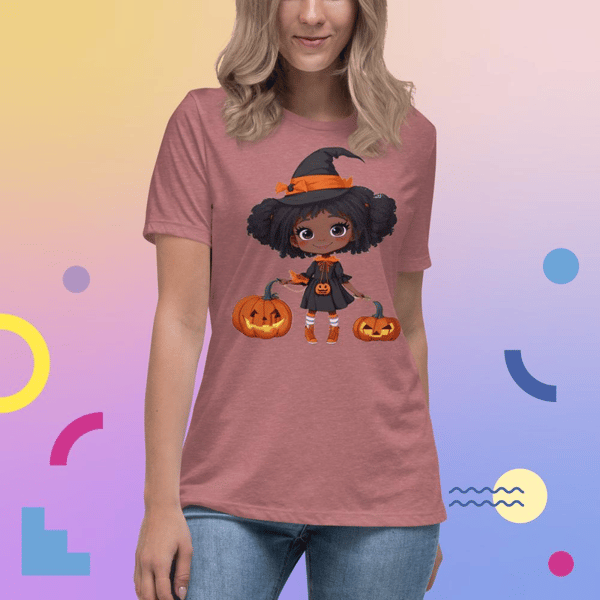 Pumpkin, Pumpkins, pumpkin Vector halloween Beautiful girl, pumpkin png, ТыкваWomen's Relaxed T-Shirt