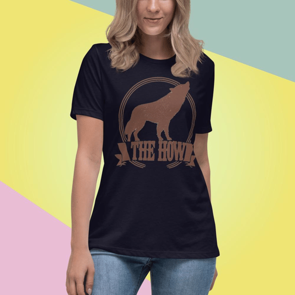 The Howl fox is howl Cat is howl tigers is howl animal howl retro vector howl pets Women's Relaxed T-Shirt