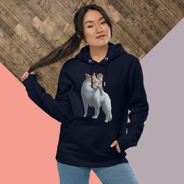 Mononoke Ashitaka Nausicaa Jiji Laputa Mononoke Hime fashion lifestyle anime trend best selling 3D Unisex essential eco hoodie