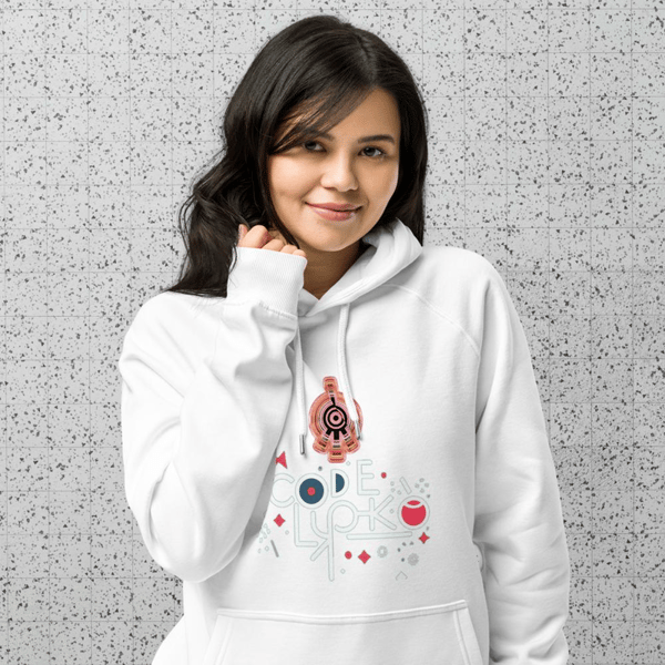 code, lyoko, logo, code lyoko logo code lyoko Vector Code Lyoko Aelita Ваш код Аэлита anime Unisex eco raglan hoodie