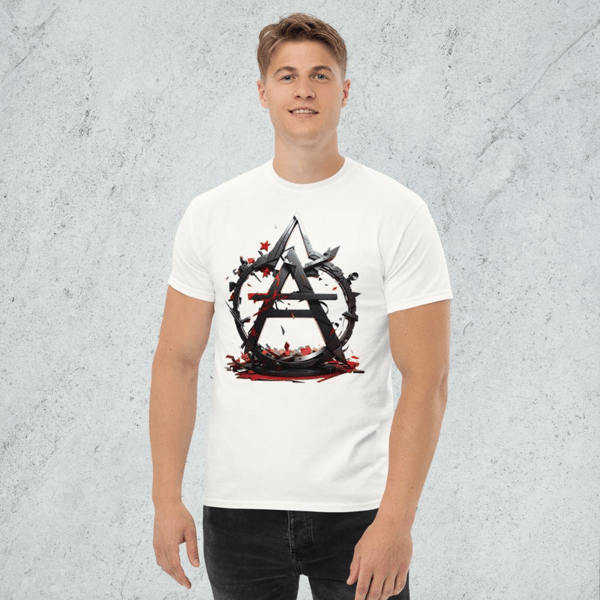 Anarchy anarchie Vector anarchy retro anarchie retro anarchy Анархия fashion lifestyle trend viral Men's classic tee