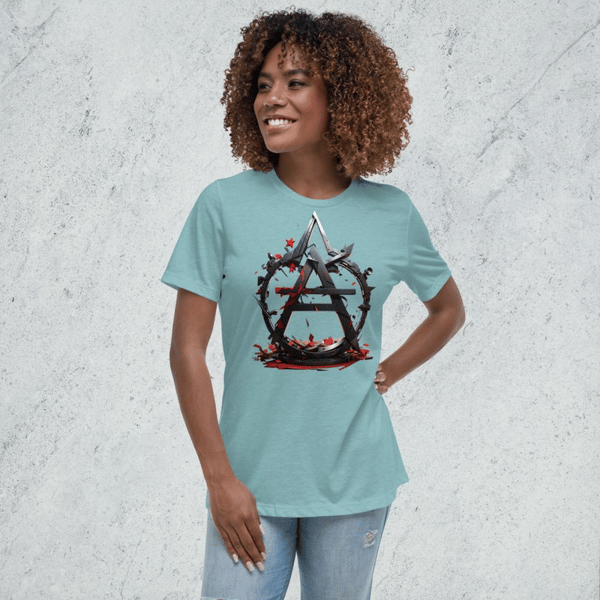 Anarchy anarchie Vector anarchy retro anarchie retro anarchy Анархия fashion lifestyle trend viral Women's Relaxed T-Shirt