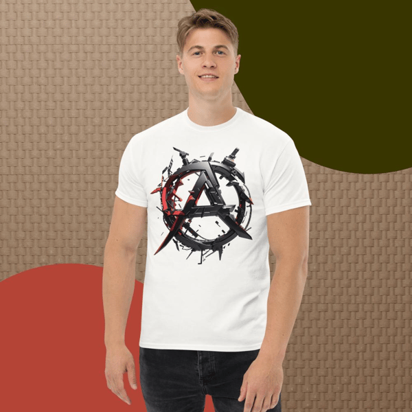 Anarchy anarchie Vector anarchy retro anarchie retro anarchy Анархия fashion lifestyle trend viral Men's classic tee