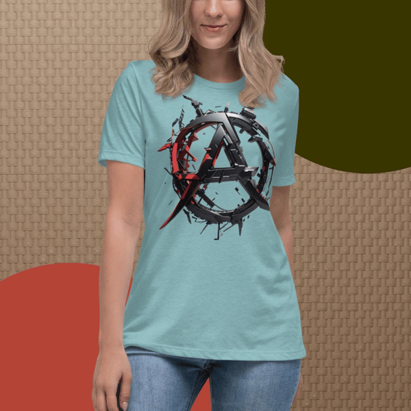 Anarchy anarchie Vector anarchy retro anarchie retro anarchy Анархия fashion lifestyle trend viral Women's Relaxed T-Shirt