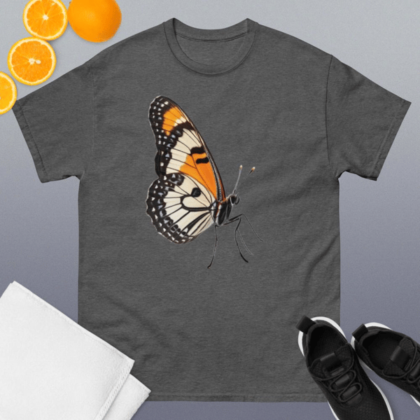 Monarch butterfly graphic print design illustration monarch Butterfly motif Бабочка-монарх Monarque papillon Men's classic tee