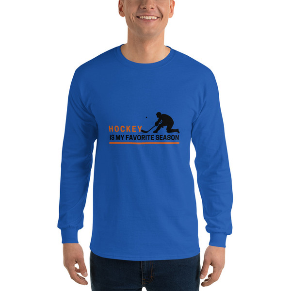 Hockey is my favorite season | Hockey Lovers | Men’s Long Sleeve Shirt