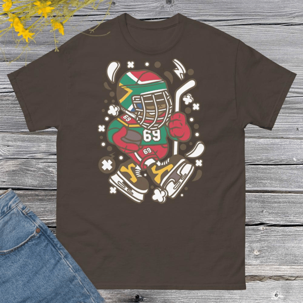 African Hockey Kids Hockey American T-shirt Hockey Tee Shirts