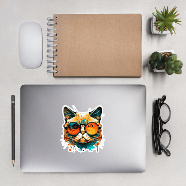 Cat In Sunglasses stickers