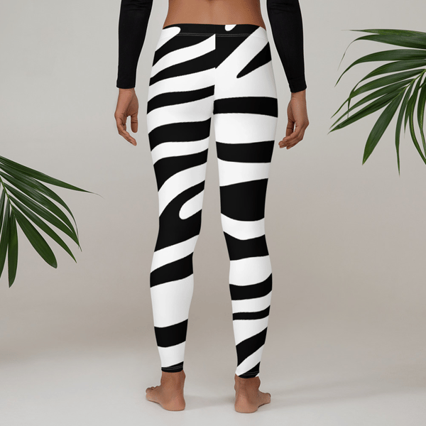 Zebra Skin Seamless Pattern Youth Leggings - Inspire Uplift