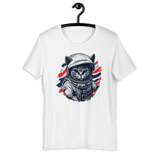 Astronaut Cat Named Mabel Unisex t-shirt