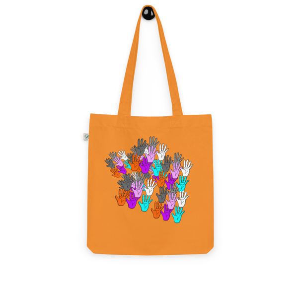 Organic fashion tote bag