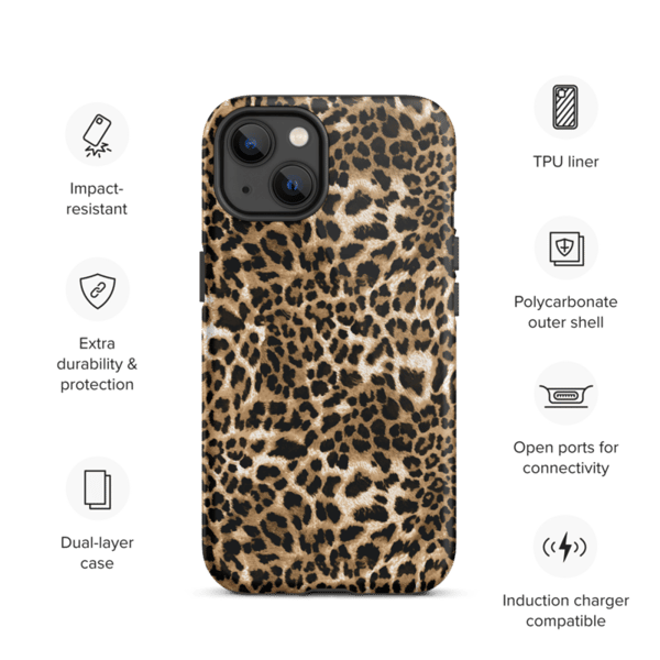 Leopard Print Animal Skin Pattern Tough Case for iPhone®