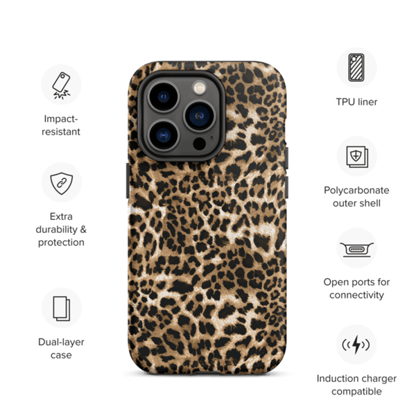 Leopard Print Animal Skin Pattern Tough Case for iPhone®