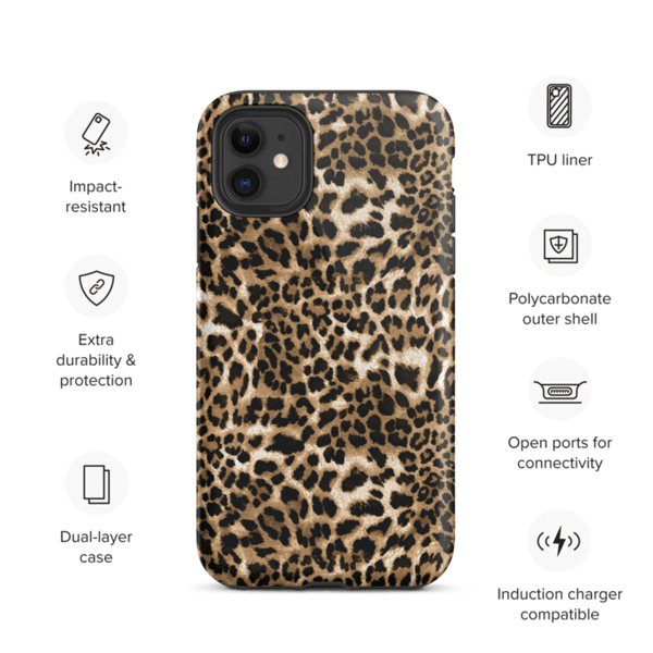 Leopard Print Animal Skin Pattern Tough Case for iPhone®