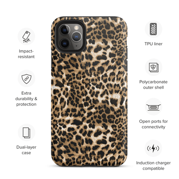 Leopard Print Animal Skin Pattern Tough Case for iPhone®