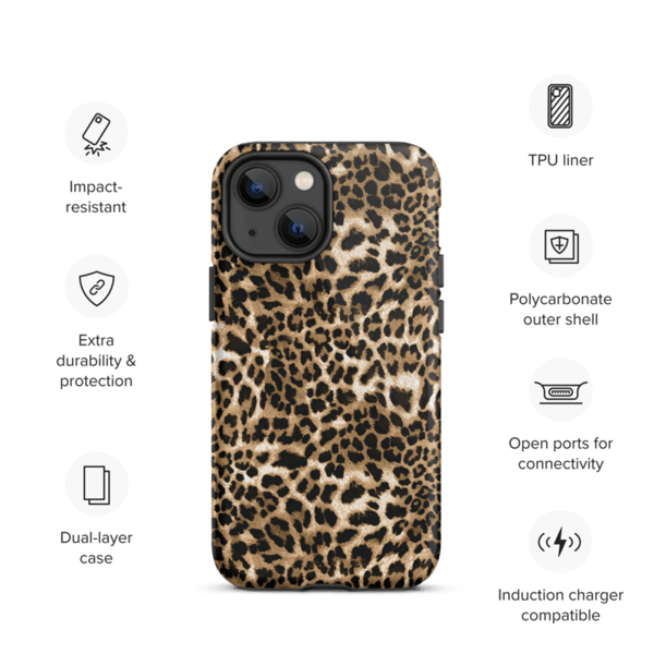 Leopard Print Animal Skin Pattern Tough Case for iPhone®